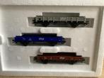 Marklin 44333 NS drie verschillende lage boordwagens NIEUW, Ophalen of Verzenden, Nieuw, Wagon, Märklin