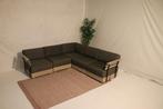 houten hoekbank #22, 5 zitplaatsen, Ophalen of Verzenden, Zo goed als nieuw, Loungeset