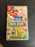 Switch spel: New Super Mario Bros. U Deluxe (ZGAN), Ophalen of Verzenden, Zo goed als nieuw, Platform, 3 spelers of meer