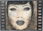 kunstwerk- metalen filmlijst - canvas - 1000x1400mm, Ophalen