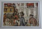 8 verschillende Anton Pieck Illustraties 35 cm x 25 cm, Antiek en Kunst, Kunst | Tekeningen en Foto's, Ophalen of Verzenden