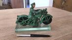 Hubley cast iron 1930’s Patrol Motorcycle,16 cm, Antiek en Kunst, Ophalen of Verzenden
