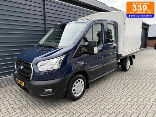 Ford Transit 350 2.0 TDCI DC 7 Persoons Pick-up RWD Airco!, Auto's, Bestelauto's, Bedrijf, Te koop, ABS, Airconditioning, Alarm