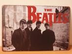 The Beatles foto reclamebord van metaal wandbord, Verzamelen, Nieuw, Foto of Kaart, Ophalen of Verzenden