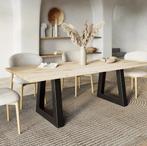 Verschillende eettafels / tuintafels van massief eiken, Eikenhout, Vijf personen of meer, Rechthoekig, Nieuw