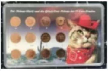 Duitsland - Eurocentenset - Motief Kat!! Oplage 500 stuks!!! beschikbaar voor biedingen