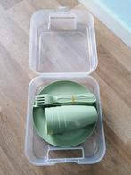 Nieuw/ongebruikt kunststof 4 persoons bestek set in box, Huis en Inrichting, Keuken | Tupperware, Ophalen of Verzenden, Nieuw