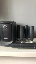 Dell home theater speaker system type MMS5650 100watts, Computers en Software, Pc speakers, Audiokanaal 2.1, Zo goed als nieuw