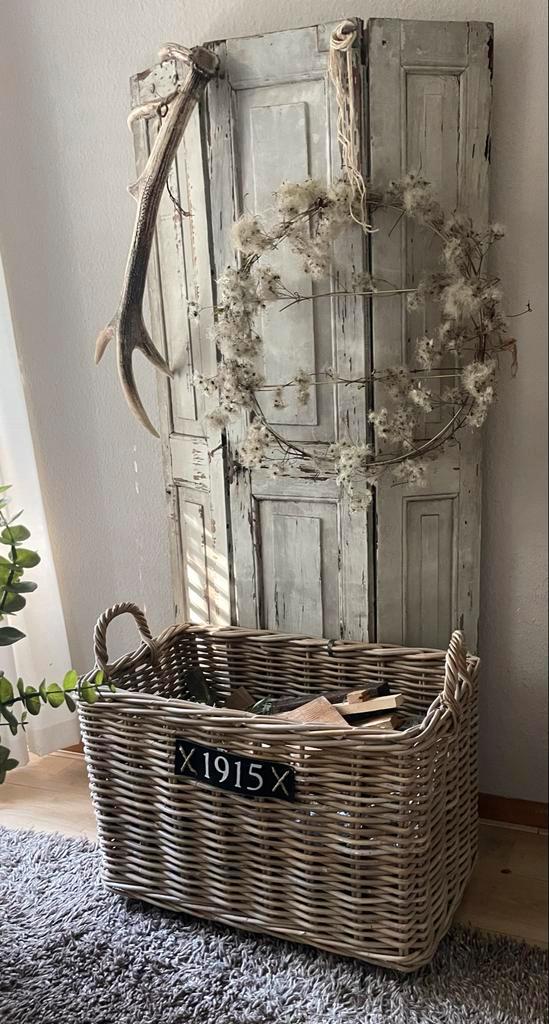 Stoere Krans - Grote Decoratieve Krans, Huis en Inrichting, Woonaccessoires | Kransen, Zo goed als nieuw, Ophalen of Verzenden