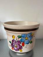 H. Bequet Quaregnon Belgium bloempot vintage XL, Ophalen of Verzenden