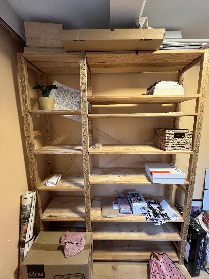 IVAR Ikea zijpanelen 30 x 179 (6 stuks), Huis en Inrichting, Kasten | Stellingkasten, Gebruikt, Ophalen