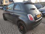 Fiat 500 TwinAir 85 Blackjack (bj 2010), Auto's, Euro 5, Gebruikt, 31 €/maand, Handgeschakeld