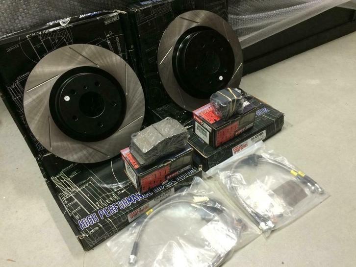 Stoptech sport remschijven en blokken set - Nissan 350z Z33, Auto diversen, Tuning en Styling, Ophalen of Verzenden