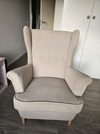 Ikea Strandmon oorfauteuil - Beige - Zo goed als nieuw!, Huis en Inrichting, Ophalen