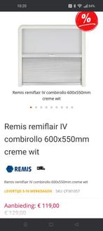 Remis remiflair IV combirollo 600x550mm creme wit, Caravans en Kamperen, Ophalen of Verzenden, Nieuw