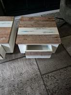 Twee salontafels, Ophalen, Gebruikt, Rond, Minder dan 100 cm