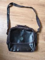 Schoudertas van plantaardig leer, Ophalen, Zo goed als nieuw, Bruin, Leer