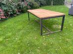 Mooie Eettafel - Hout & Metaal, Ophalen, Gebruikt, Eikenhout, 200 cm of meer