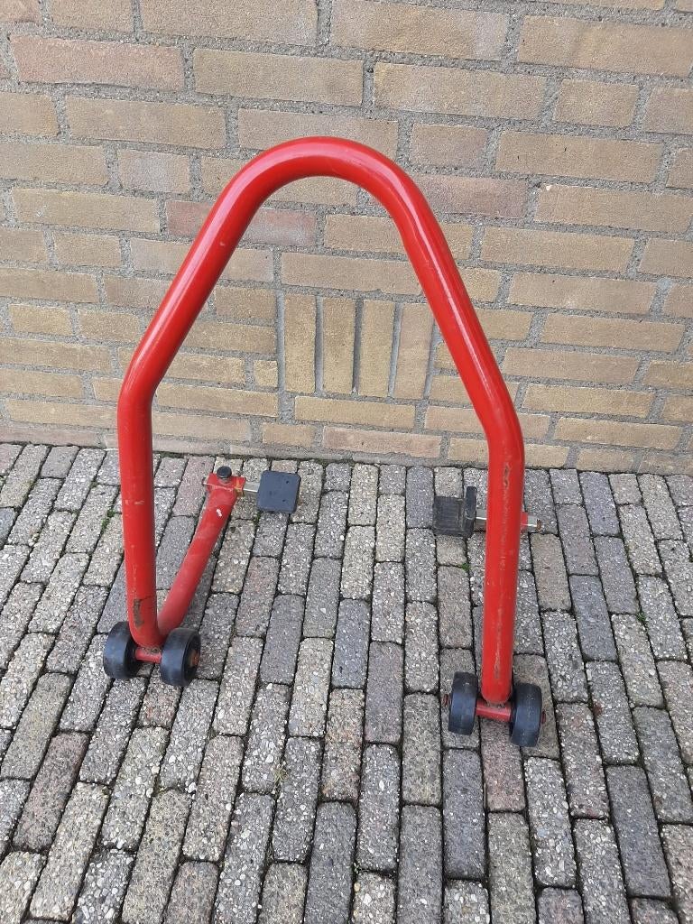 1 rode paddock stand motor, Ophalen, Zo goed als nieuw