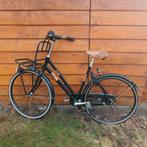Omafiets damesfiets zwart met rekje fiets Aldo Town mannen, Fietsen en Brommers, Fietsen | Dames | Omafietsen, Ophalen, Gebruikt