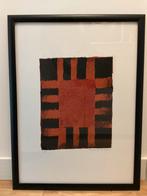 Ton Frenken - Rode Ruimte (1991) Zeefdruk, Ophalen