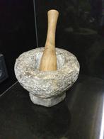 Granieten vijzel met stamper - 18x13cm, Huis en Inrichting, Keuken | Keukenbenodigdheden, Ophalen