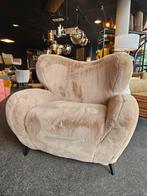 Fauteuil xxl BEER in bunny stof love seat, Huis en Inrichting, Fauteuils, Ophalen of Verzenden, Nieuw, Stof