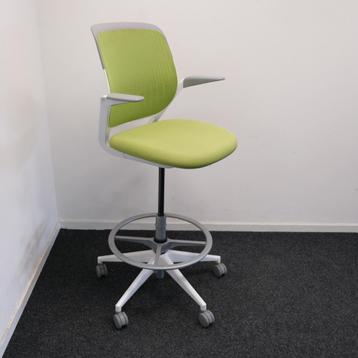 Steelcase Cobi Chair - Baliestoel - Groen/Wit - ZGAN beschikbaar voor biedingen