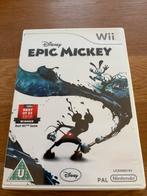 Wii Epic Mickey spel met boekje, Spelcomputers en Games, Avontuur en Actie, 1 speler, Ophalen of Verzenden, Zo goed als nieuw