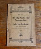 Twee oude toneelboekjes Zwammerdam. Ca. 1920, zeldzaam!, Ophalen of Verzenden