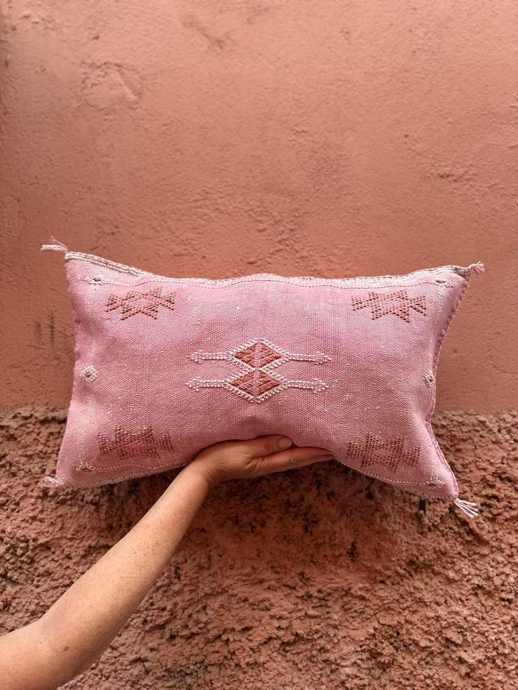Kussenhoes roze Marokko, Huis en Inrichting, Woonaccessoires | Kussens, Nieuw, Roze, Rechthoekig, Ophalen of Verzenden