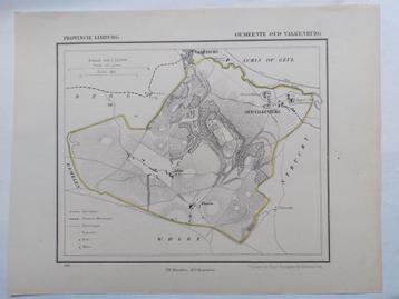 43 / Gemeente Oud Valkenburg Limburg door J. Kuyper uit 1866 beschikbaar voor biedingen
