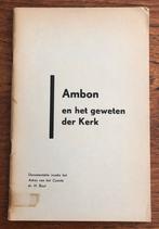 NL Indië - AMBON en het geweten der Kerk RMS Molukken, Ophalen of Verzenden, 20e eeuw of later, Zo goed als nieuw