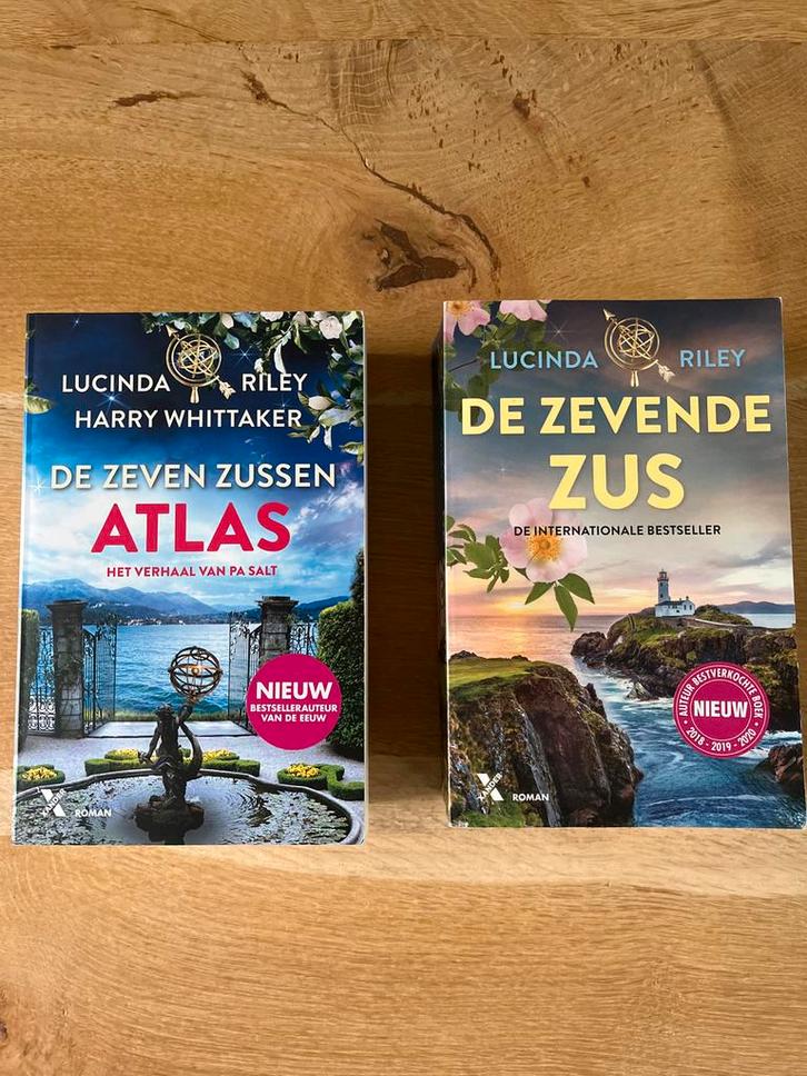 De Zeven Zussen: De Zevende Zus & Atlas, Boeken, Romans, Zo goed als nieuw, Nederland, Ophalen of Verzenden