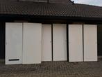6x witte opdekdeur binnendeur, gratis af te halen., Ophalen, Gebruikt, Minder dan 80 cm, Binnendeur