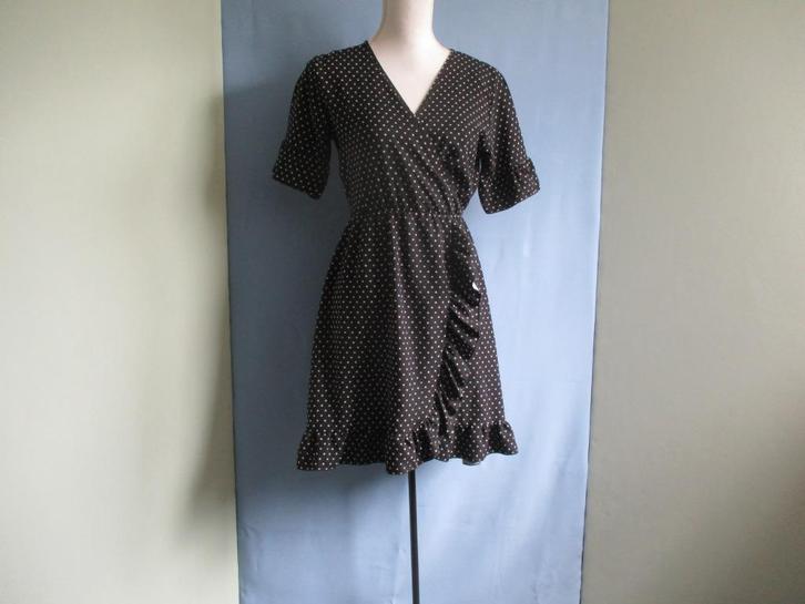 MM jurk maat M., Kleding | Dames, Jurken, Zo goed als nieuw, Maat 38/40 (M), Zwart, Onder de knie, Verzenden