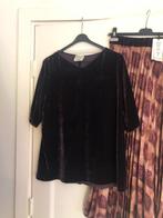 Forte_Forte paarse lichtgewicht velvet top mt II 36/38, Kleding | Dames, Tops, Ophalen, Paars, Zo goed als nieuw, Korte mouw