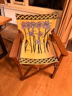 Regisseursstoel met opdruk, Ophalen, Gebruikt, Bruin, Eén