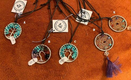 3 X LEVENSBOOM KETTING HAND GEMAAKT PER ST. € 17.95, Sieraden, Tassen en Uiterlijk, Edelstenen, Nieuw, Ophalen of Verzenden