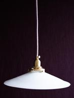 Luna vintage pedant lamp, Ophalen of Verzenden, Zo goed als nieuw, Glas, 50 tot 75 cm