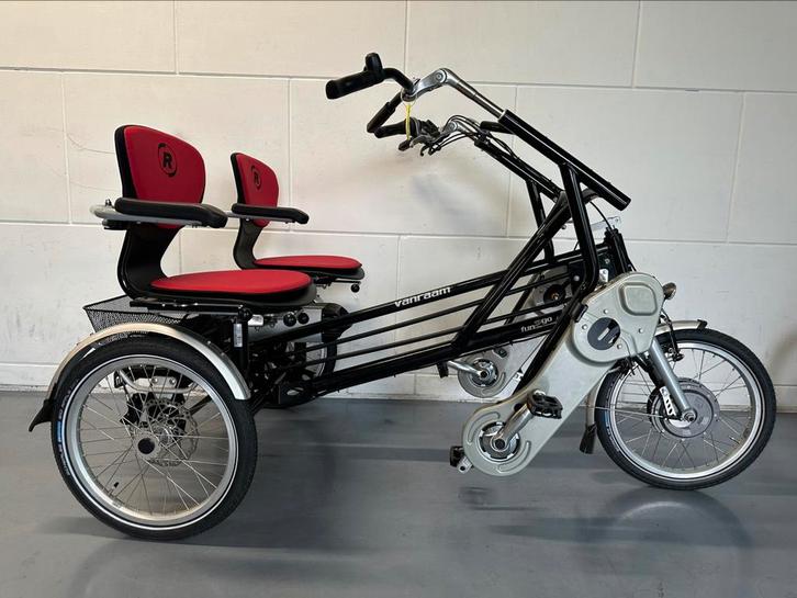 Nieuwe accu! Mooie Van Raam Fun2Go elektrische duofiets!, Fietsen en Brommers, Fietsen | Driewielfietsen, Zo goed als nieuw, Ophalen of Verzenden