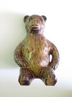 zittende BEER, keramiek - mooi gemarmerd, ca. 18 cm h, Ophalen of Verzenden, Zo goed als nieuw