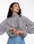 Studio Anneloes Odette voile blouse XS, Studio Anneloes, Beige, Ophalen of Verzenden, Zo goed als nieuw