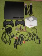 Playstation 3 met spellen en extra's, Ophalen, 120 GB, Met 3 controllers of meer, Slim