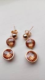 Fraaie forse gouden oorstekers met Citrien, 9 krt, Verzenden, Nieuw, Met edelsteen, Knopjes of Stekers