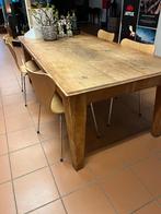 Teakhout tafel, Huis en Inrichting, Tafels | Eettafels, Ophalen, Gebruikt, Teakhout, 200 cm of meer