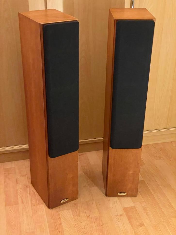 Tannoy Revolution R2 luidspreker set, Audio, Tv en Foto, Luidsprekers, Gebruikt, Front, Rear of Stereo speakers, 120 watt of meer