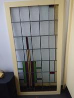 Glas in lood raam met gekleurd glas, Ophalen, Gevelraam of Ruit, Minder dan 80 cm, Glas in lood