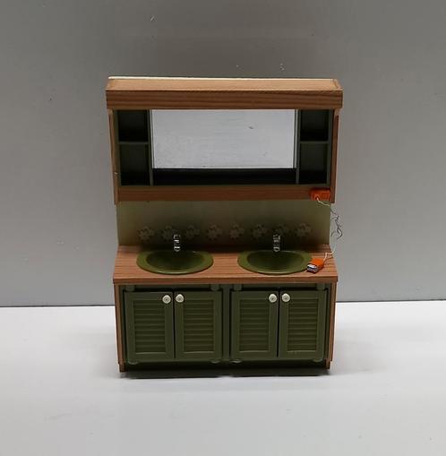 Lundby dubbele wastafel, Kijk,Kies en Koop!, Verzamelen, Poppenhuizen en Toebehoren, Gebruikt, Gebruiksvoorwerp, Ophalen of Verzenden