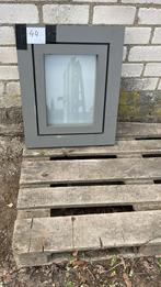 (44) Nieuw raamkozijn voor bijv. toilet incl mistglas, Doe-het-zelf en Verbouw, Kozijnen en Schuifpuien, Ophalen, Kunststof, Minder dan 75 cm